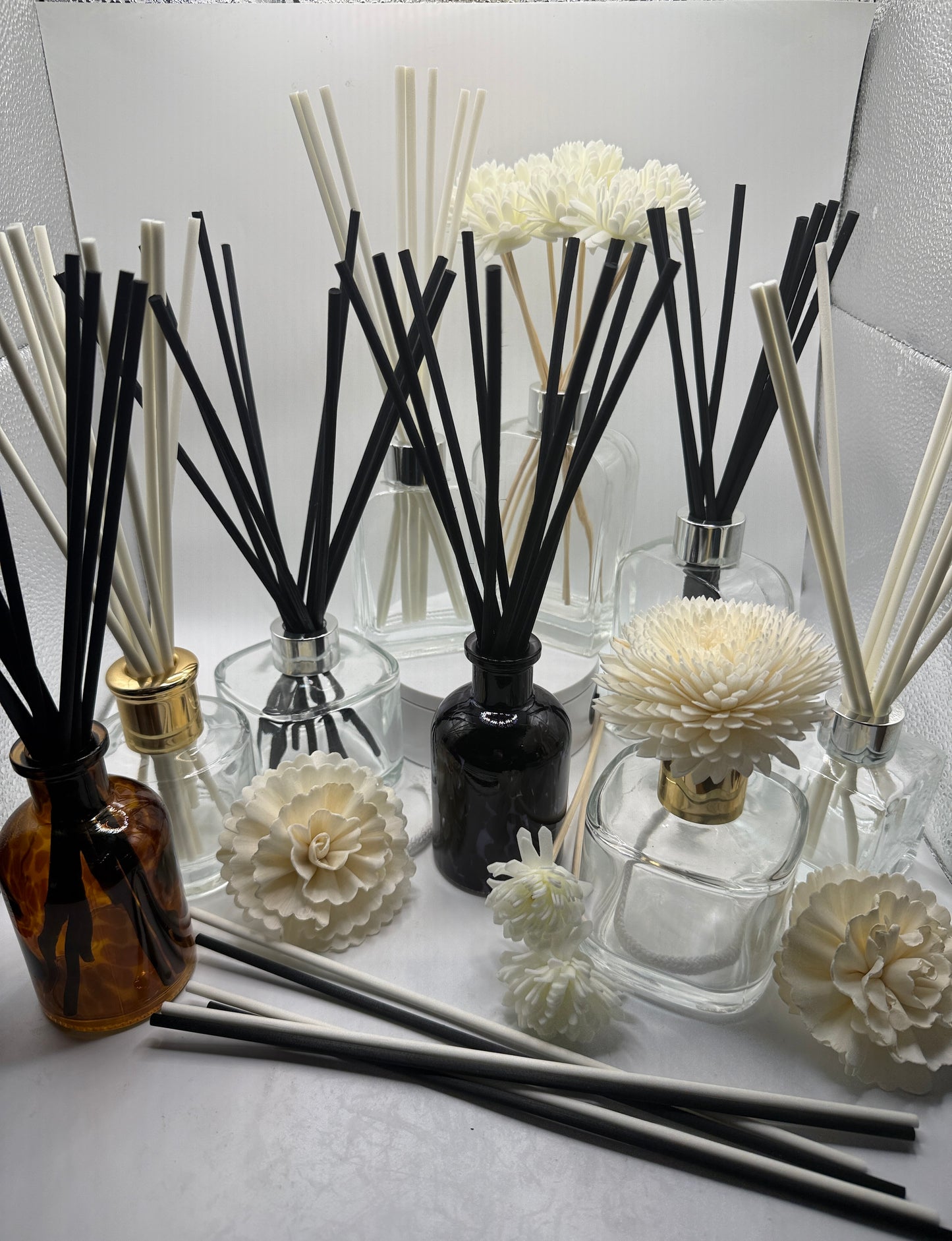 Large Square Glass Reed Diffuser (150ml)
