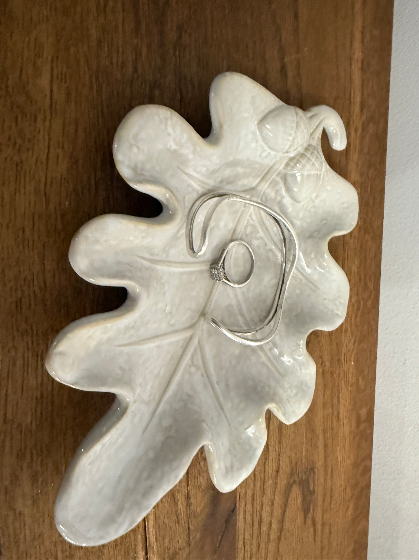 Leaf Design Trinket Plate