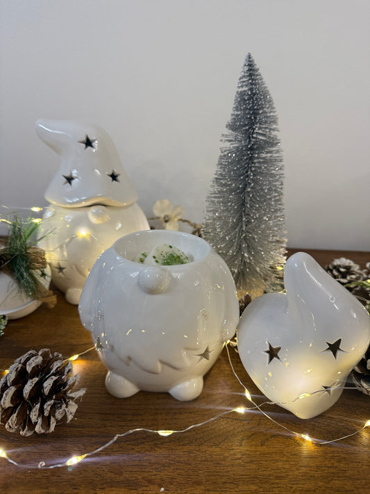 Christmas Gonk Wax / Oil Warmer Set With Your Choice Of Fragrance