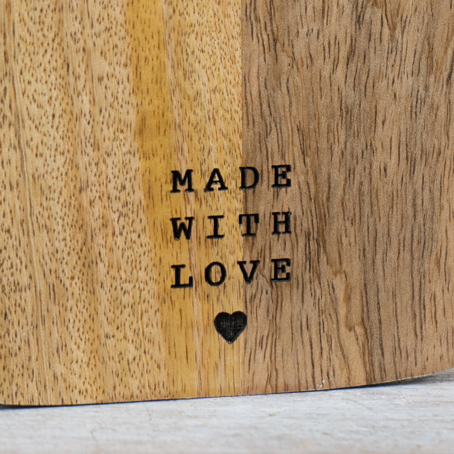 Made With Love Wooden Chopping Board