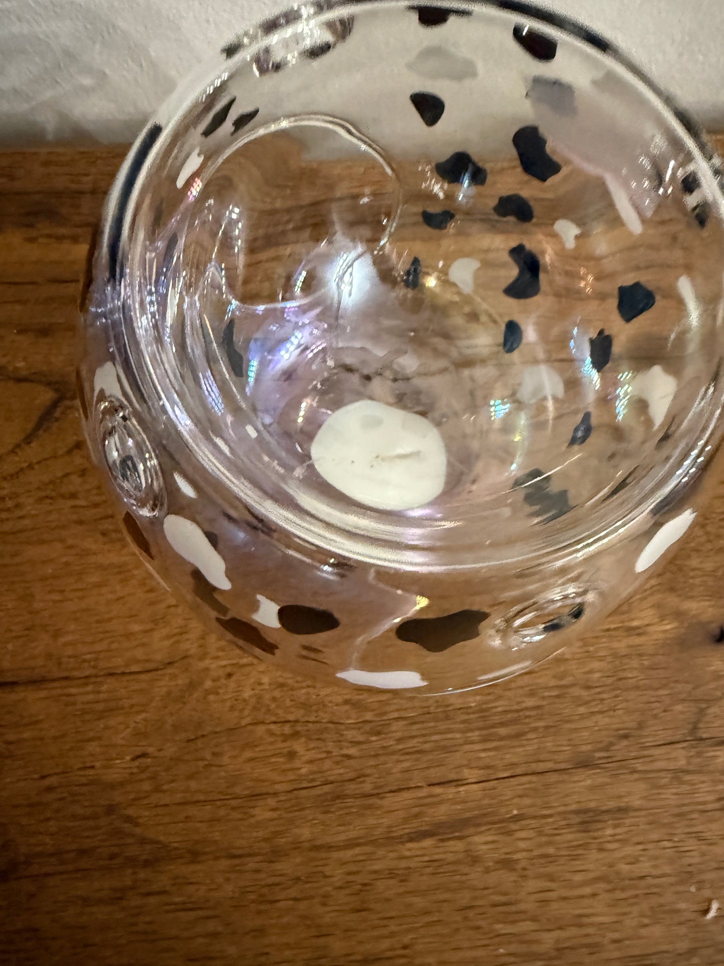 Stylish & Modern Glass Wax / Oil Warmer,Leopard