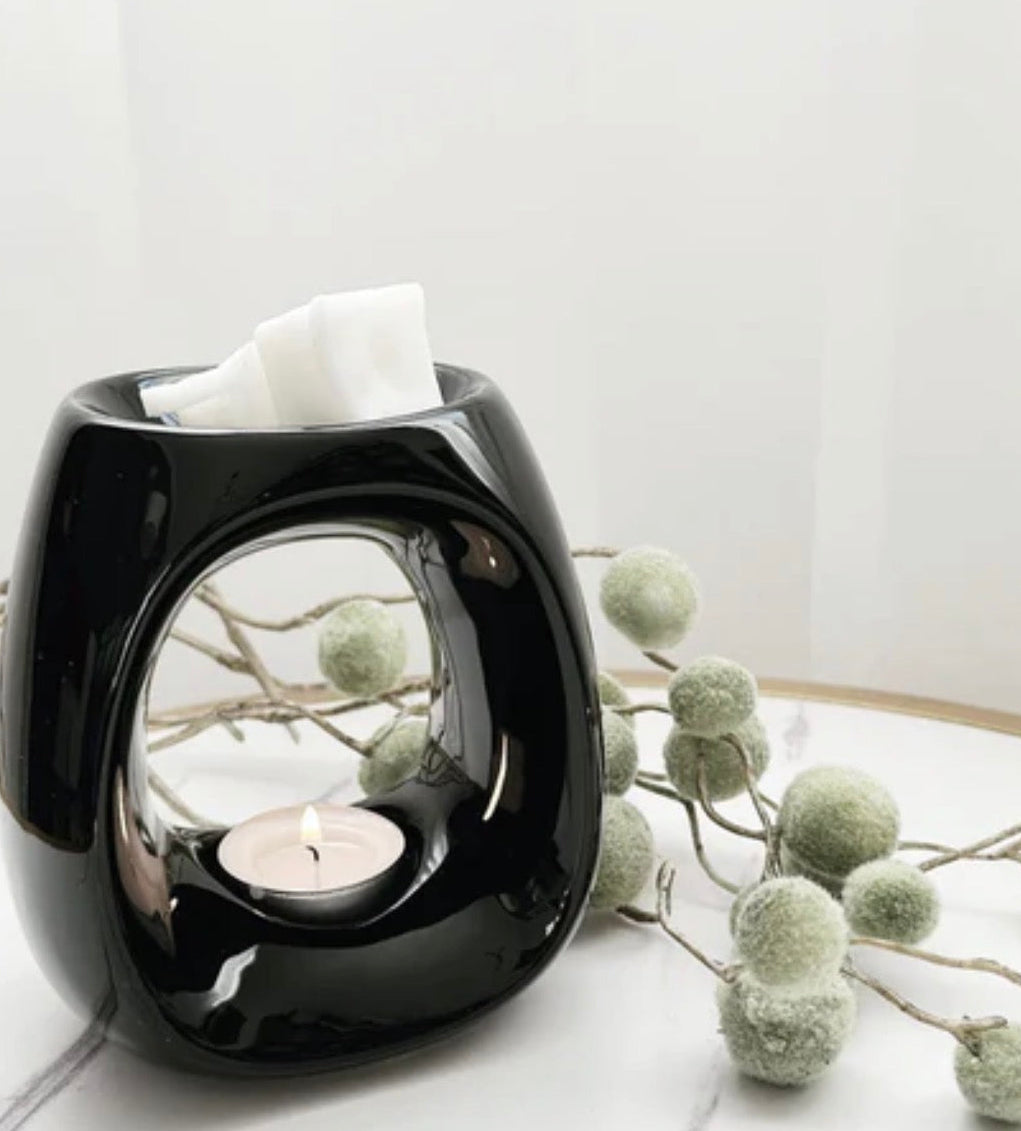 Paris Black Gloss Wax Burner