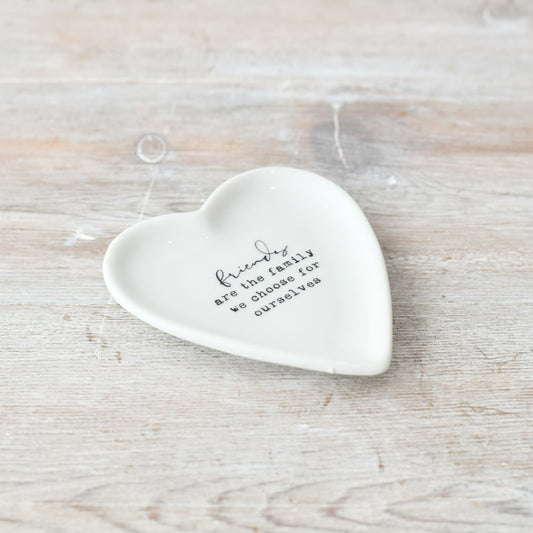 Friendship Ceramic Trinket Dish