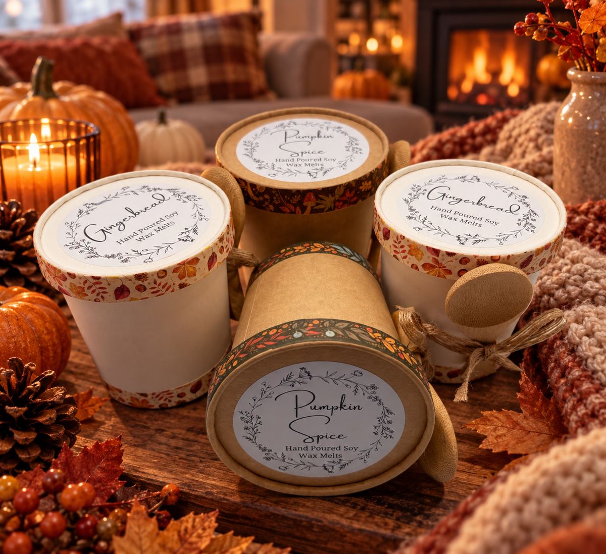 Pumpkin Pots & Gingerbread Pots Of Scoopables