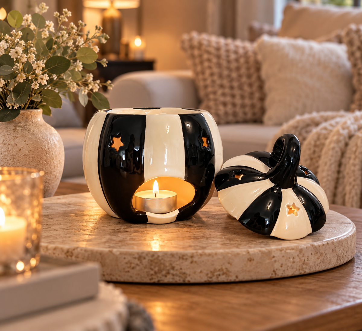 SALE….Curly Pink Pumpkin Or Black & White Pumpkin With Scoopables Or Large Collection