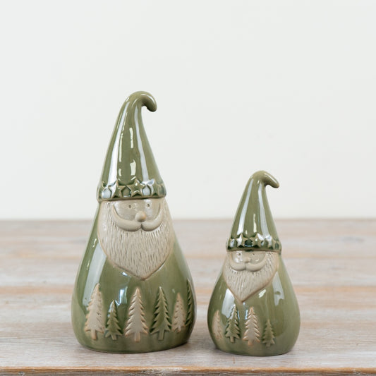 Beautiful Green Santa Decorations