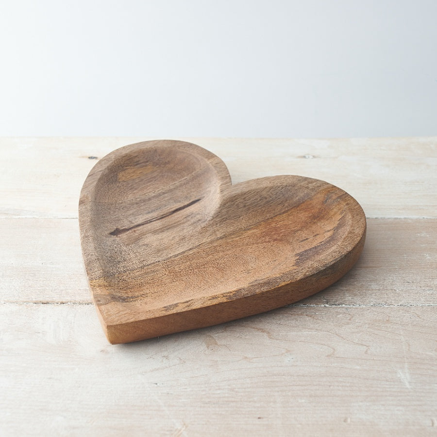Natural Wooden Heart , 25cm