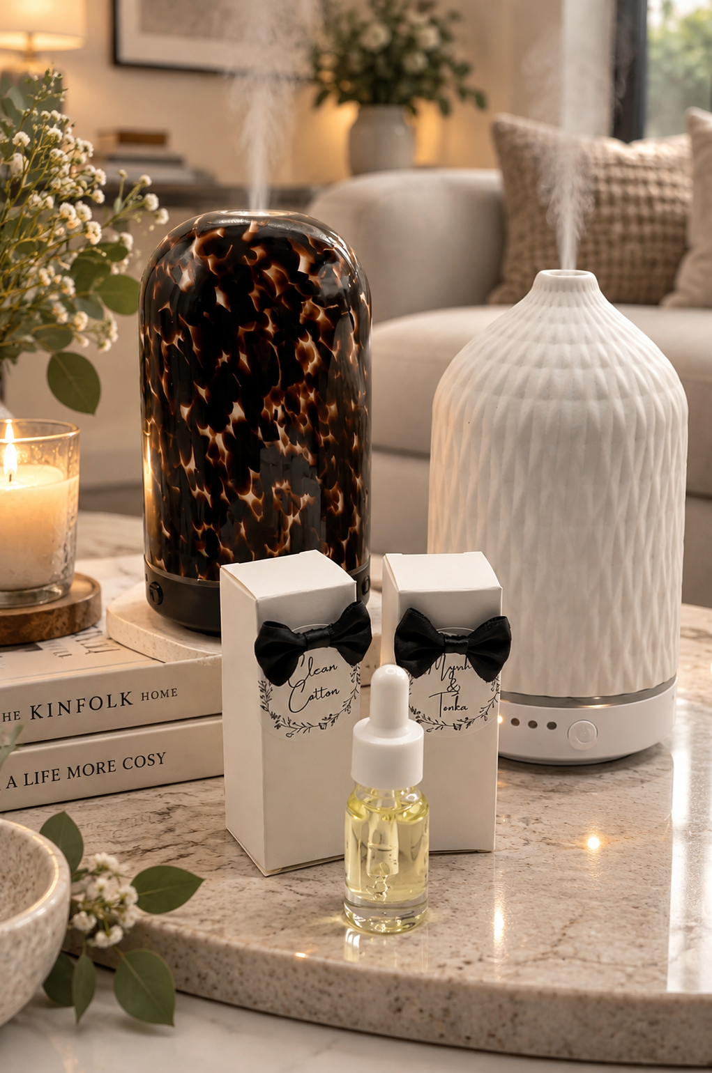 Electric Aroma Diffusers, With Free Aroma Oil