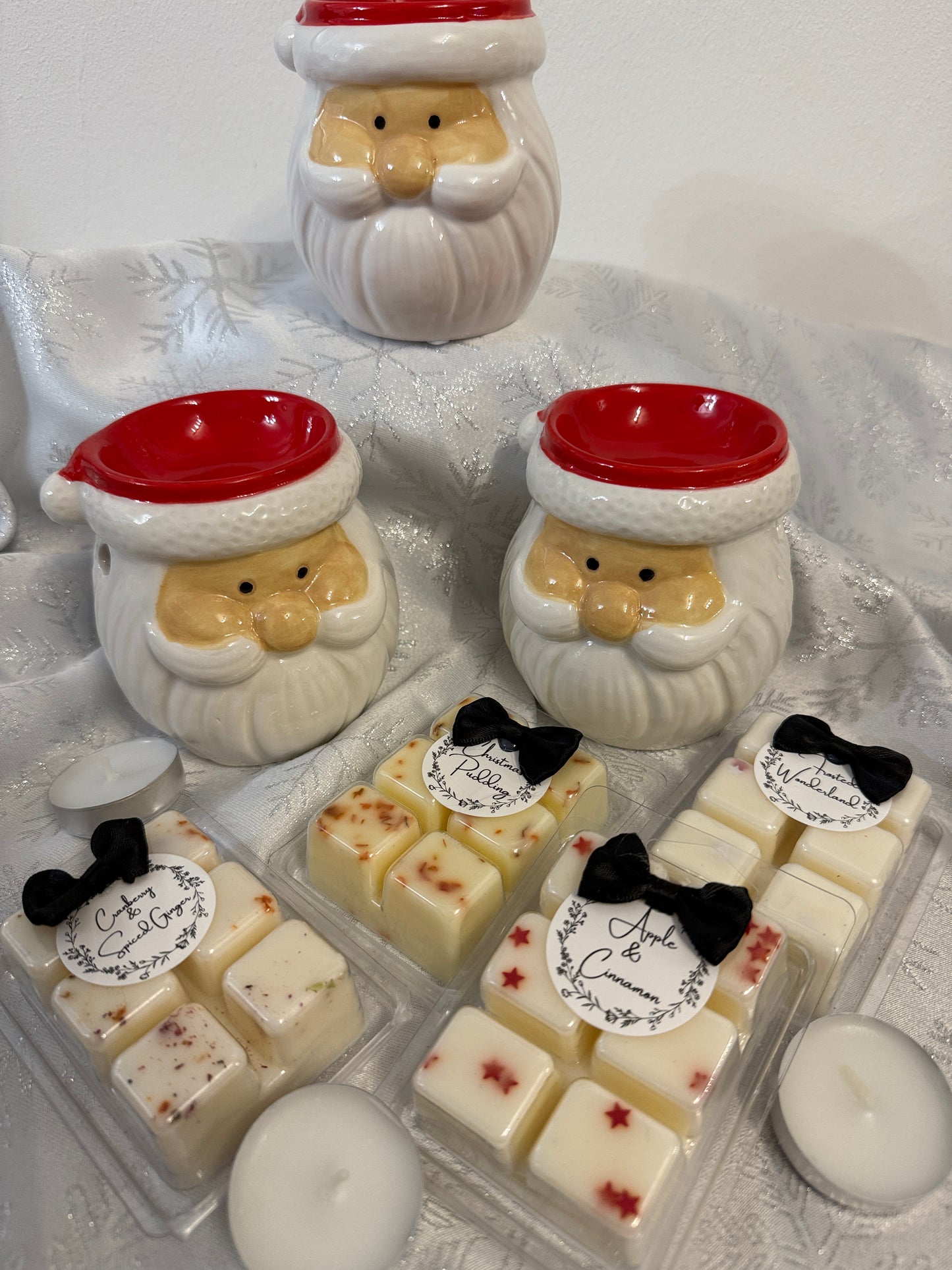 Cute Santa Wax Warmer With Your Choice Of Festive Fragrance