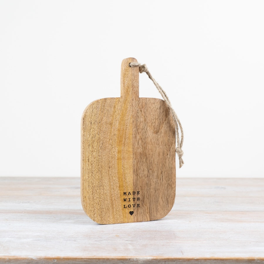 Made With Love Wooden Chopping Board