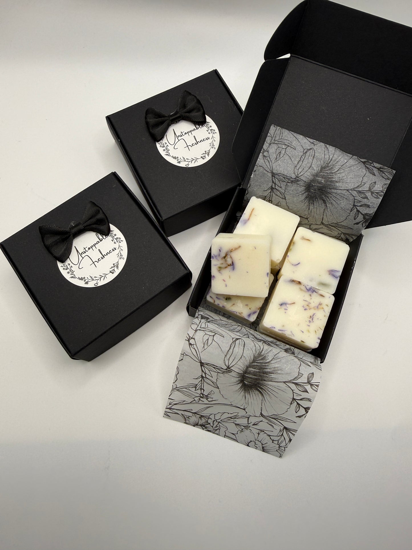 Small Black Gift Box Of Highly Scented Wax Melts
