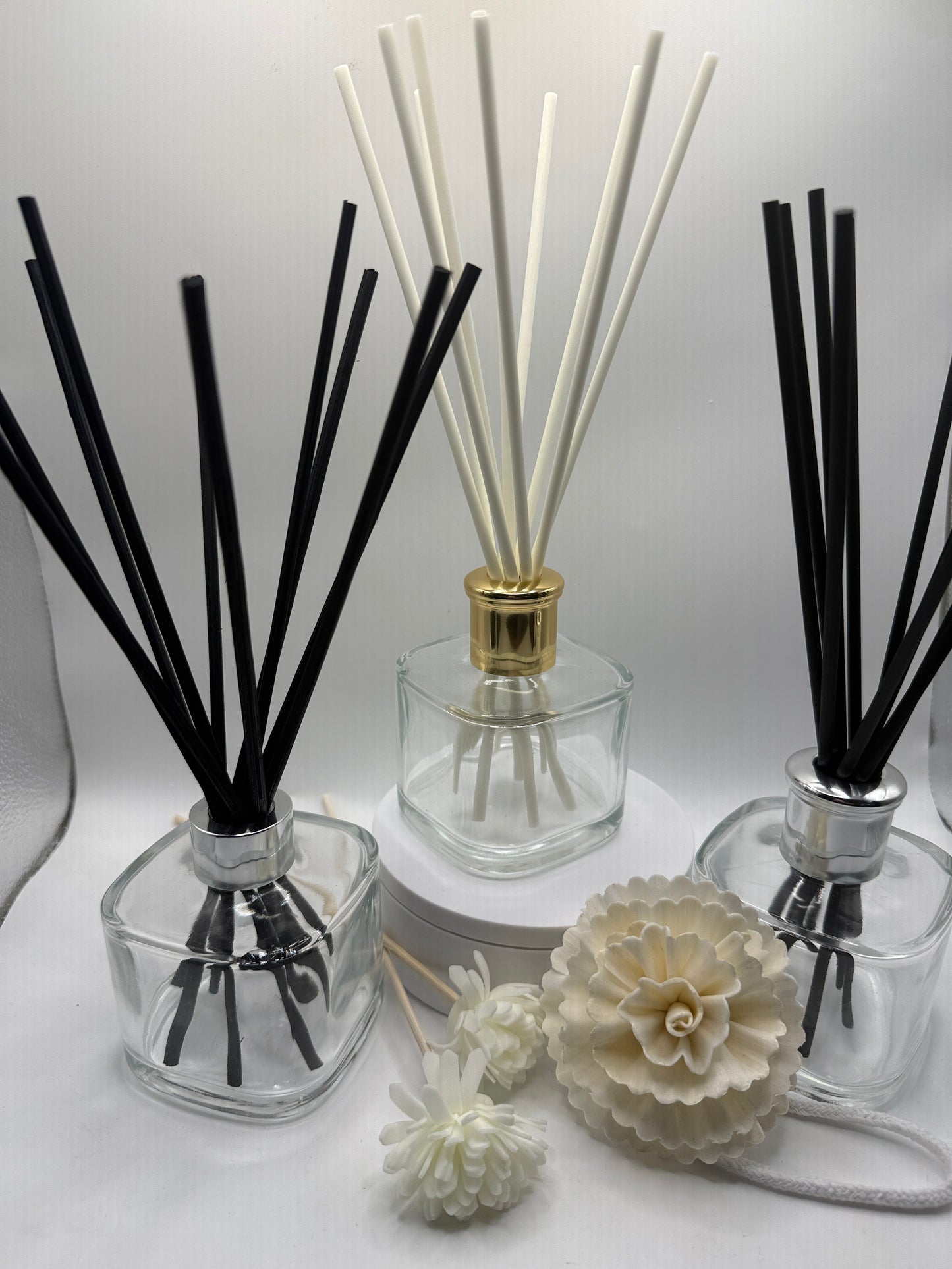 Large Square Glass Reed Diffuser (150ml)