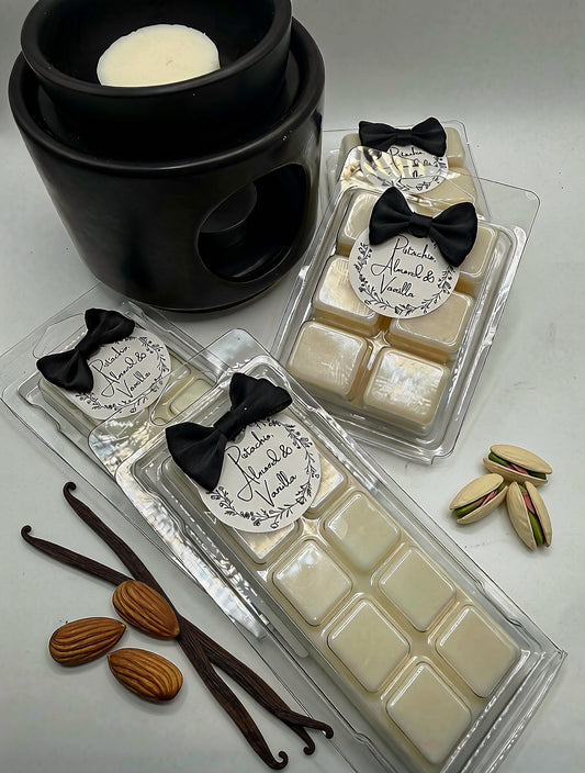 Pistachio, Almond & Vanilla Highly Scented Wax Melt