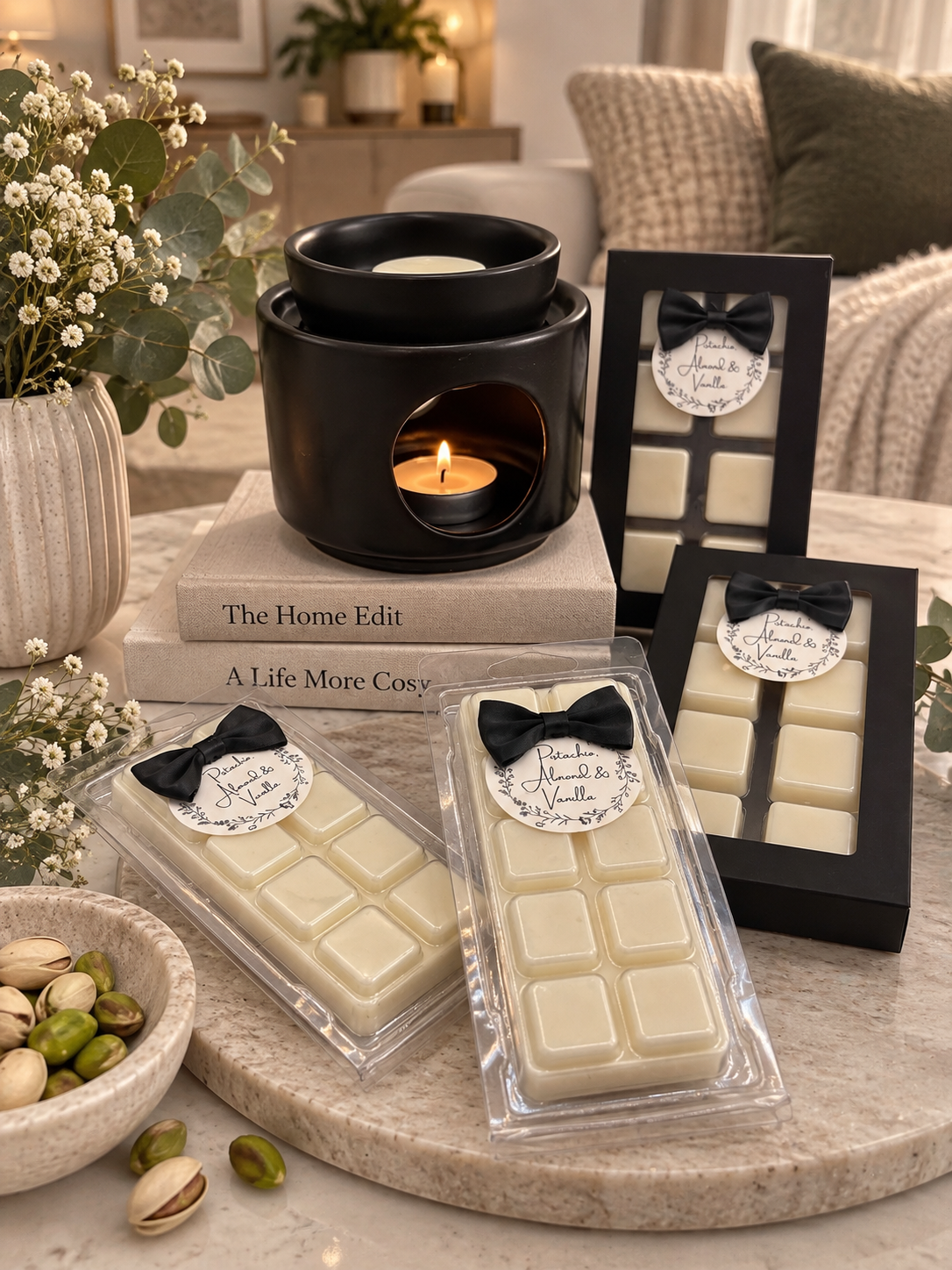 Pistachio, Almond & Vanilla Highly Scented Wax Melt