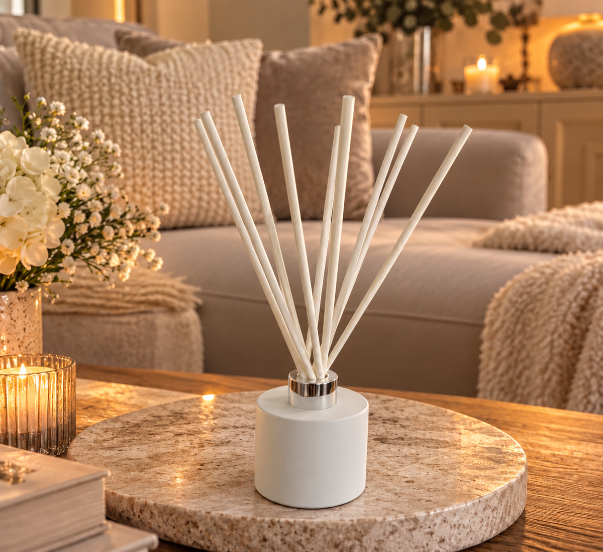 White Edition 100ml Reed Diffuser