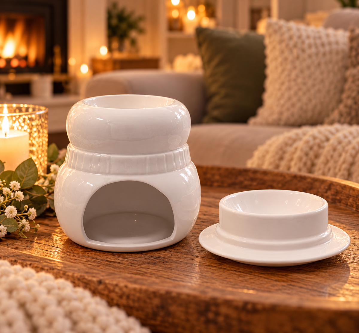 Plump Snowman Wax Burner