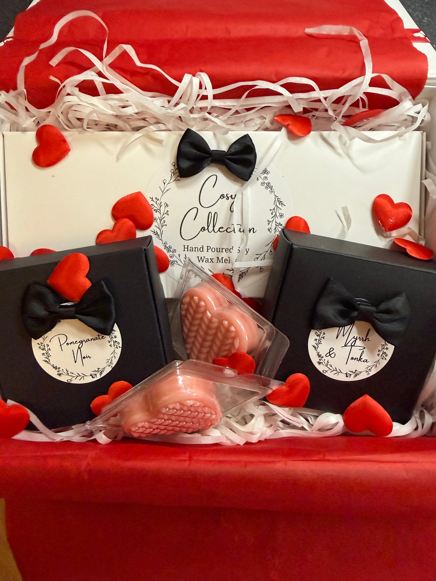 Valentines Gift Box Of Highly Scented Wax Melts, Cosy Collection