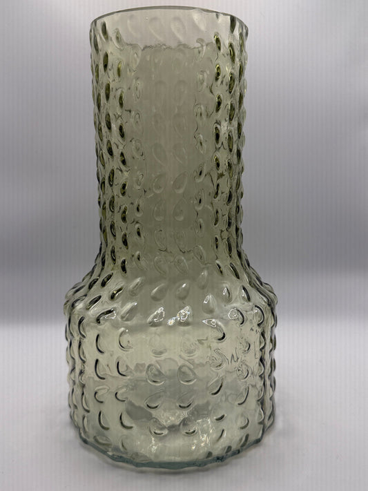 Olive Glass Vase