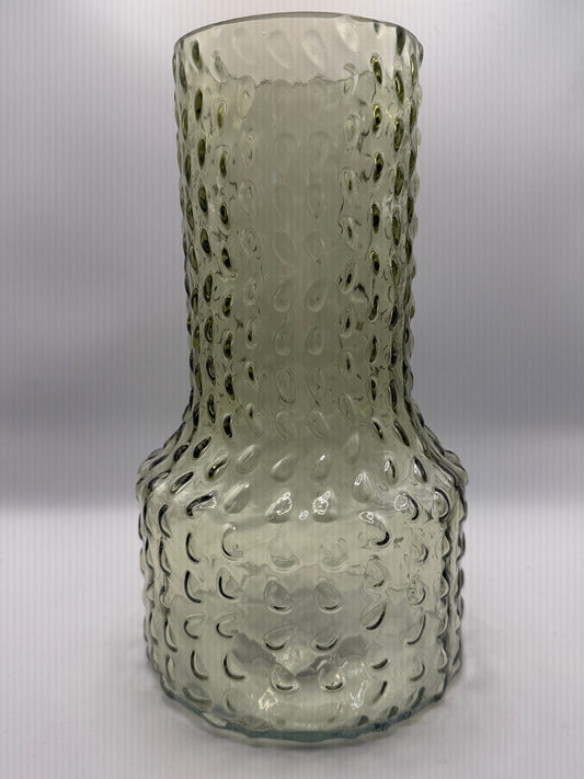 Olive Glass Vase