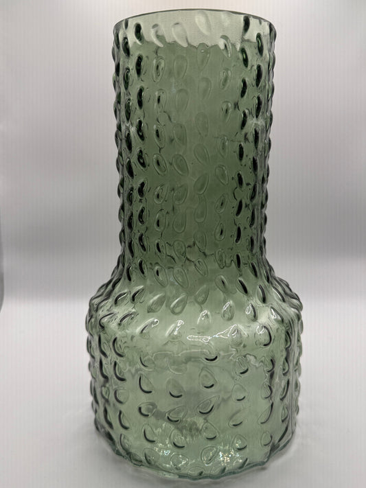 Green Glass Vase