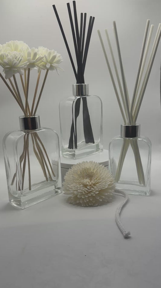 Contemporary Glass Reed Diffusers In 2 Sizes